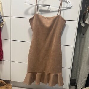 Susana Monaco Tan Mini Dress